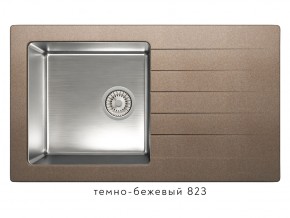 Мойка комбинированная Tolero twist TTS-860 Темно-бежевый 82 в Советском - sovetskij.magazin-mebel74.ru | фото