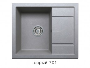 Мойка кварцевая Tolero R-107 Серый 701 в Советском - sovetskij.magazin-mebel74.ru | фото