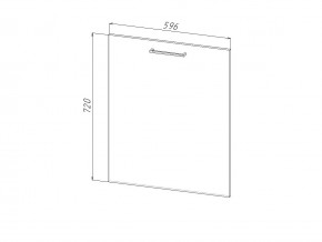 П 60 Комплект для посудомоечной машины 600 мм (цоколь + фасад) ЛДСП в Советском - sovetskij.magazin-mebel74.ru | фото