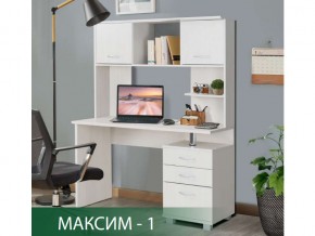 Стол компьютерный Максим-1 Ясень Анкор Светлый в Советском - sovetskij.magazin-mebel74.ru | фото