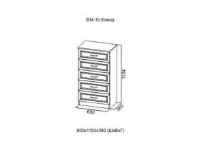 ВМ-10 Комод в Советском - sovetskij.magazin-mebel74.ru | фото